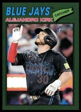2026 Topps Heritage Green Alejandro Kirk Toronto Blue Jays #341