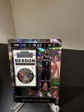 2019-20 Panini Contenders Season Ticket Kevin Durant #57 Cracked Ice Ticket /25