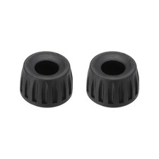 Universal 17mm ID Rubber Tripod Feet, 2 Pack Tripod Replacement Parts, Black