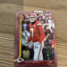 2025 Topps Chrome Harrison Butker 151 - Football Leather Parallel