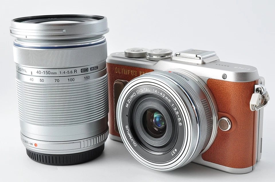 [MINT in Box] Olympus PEN E-PL8 Digital Camera 356 Shutter w/14-42 & 40-150 Lens - Image 2 of 4