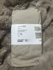 NEW Ikea Ullvide King Size Fitted Sheet Beige/sandy 85% Cotton 15% Lyocell
