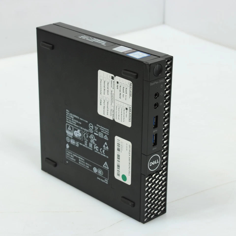 Dell Optiplex 3060 Intel Core i5 8th Gen 8GB RAM 250GB SSD No OS USFF Desktop - Image 2 of 4