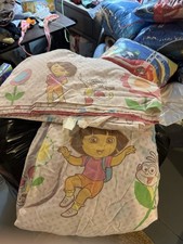 Vtg Dora The Explorer Full Size Sheet Set