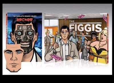 #ad #ad Archer Season 7 VERY RARE DVD Exclusive Slipcover 2017 Release 2 Disc Set $74.95