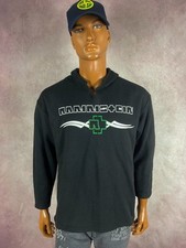 Vintage 90  s Rammstein Fur Immer Rock Band Retro Black Men  s Hoodie Size M