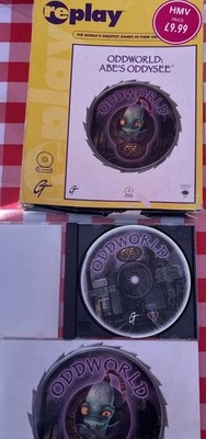 ODDWORLD Abe s Oddysee PC CD-ROM Big Box 1997 Rare Vintage Game GT Age 11+