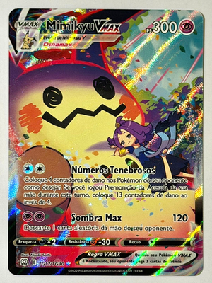 Mimikyu Vmax TG17/TG30 Sword & Shield Brilliant Stars (Portuguese