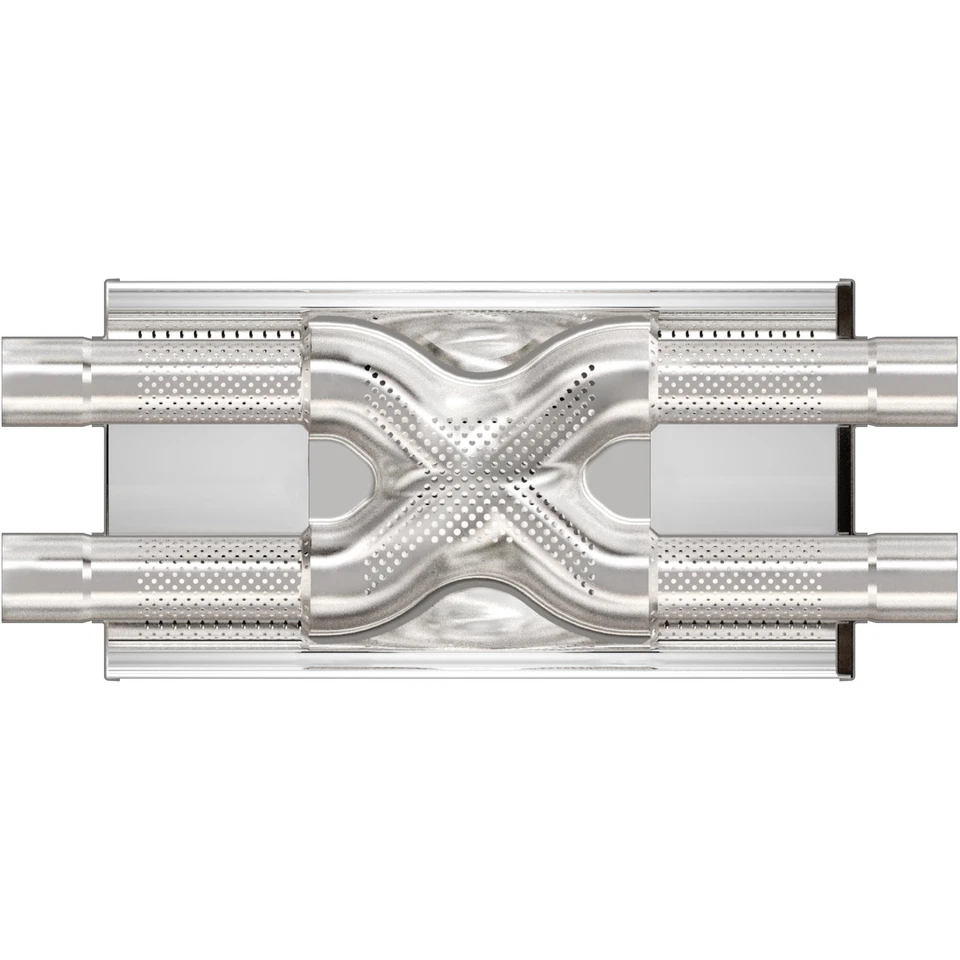 Silenciador de escape MagnaFlow Performance 12468: entrada/salida de 2,5", 5x8x18" Foto 2 de 4