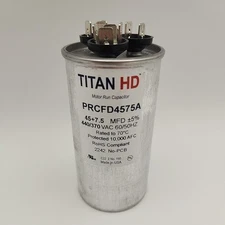 Packard PRCFD4575A Titan HD 45+7.5 MFD 440/370 Volt Round Capacitor