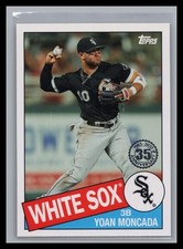 2020 Topps Update #85TB-15 Yoan Moncada 1985 Topps Baseball 35th Anniversary