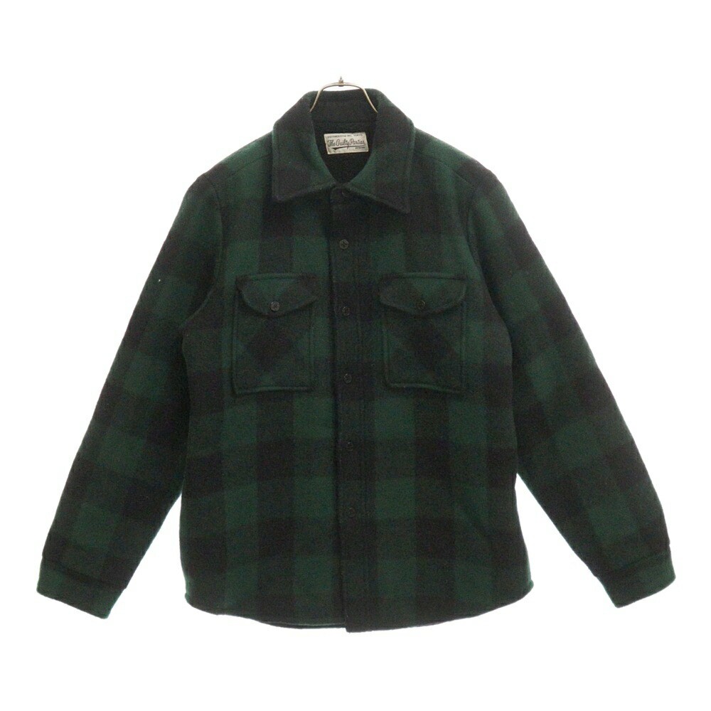Wacko Maria Wakko Size L Green B Boa Check Long Sleeve Shirt Jacket