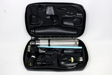 Vintage Welch Allyn Otoscope & Ophthalmoscope 11600 Set w case. WORKING