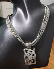 925 Silpada Four Strand Chain Sterling Silver Necklace