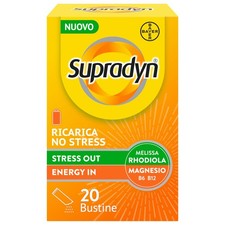 Supradyn Ricarica No Stress Integratore Multivitaminico Antistress Adulti con