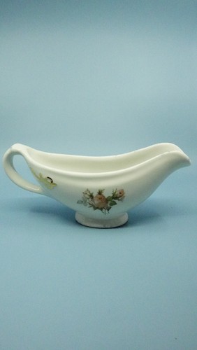BOTE DE SALSA BLANCA DE COLECCIÓN "HALL CON FLORES PLATO ESTILO RESTAURANTE ~~PESADO - Imagen 3 de 5