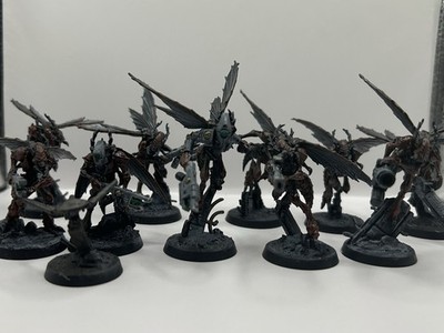 Kill Team / Vespid Stachelflügel / Tau / Warhammer 40K / 11 Minis / gut bemalt