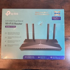 TP-Link Archer AX1450 WiFi 6 Dual-Band Wireless Router Up to 1.45 Gbps Speeds