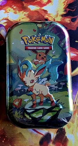 Pokémon TCG: Prismatic Evolutions Mini Tin *Leafeon* (Factory Sealed)