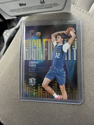 Topps Chrome Cooper Flagg Rookie RC High Fidelity HF-1 Dallas Mavericks #02/10
