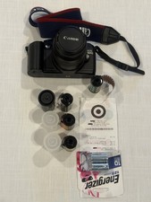 Canon EOS RebelG 35mm SLR Film Camera 35-80mm Zoom Lens Case Tested, New Battery
