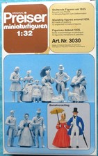 Preiser 3030 Spur 1:32 stehende historische Figuren Adler 1935 OVP Rarität