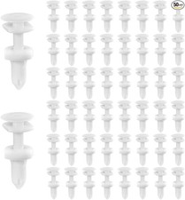 50PCS Car Door Panel Retainer Clip, 15960325 Plastic Push Type Pin Retainer Repl