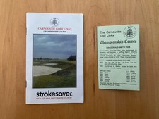 Carnoustie Golf Links Championsihp Karta wyników pola i broszura oszczędzania skoków