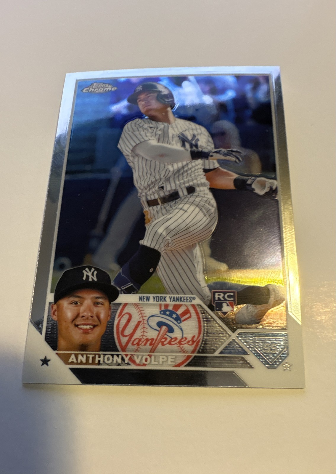2023 Topps Chrome - Anthony Volpe #4 (RC)