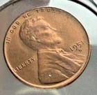 1951-S RED Brown GEM BU Lincoln Wheat Cent ~ GR8 Luster ~ Nice! ~ F75