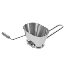  Portable Mini Food Chopper - Stainless Steel Hand Crank Vegetable Slicer -