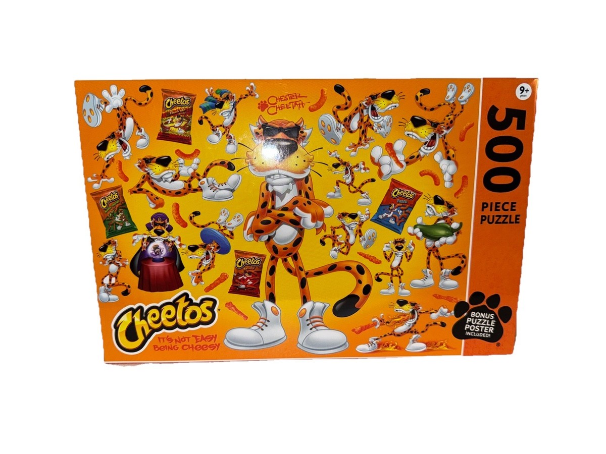 Cheetos Chester Cheetah 500 Piece Jigsaw Puzzle RoseArt with Bonus
