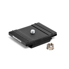 Manfrotto 200PL Plate in Aluminium, for Camera Tripods, Lightweight and Compact,