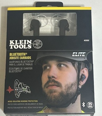 Klein Tools AESEB2 Elite Bluetooth Jobsite Earbuds True Wireless 25dB NRR