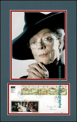 Maggie Smith Autogramm signed FDC Harry Potter Professor McGonagall UACC RD 96
