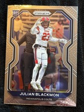2020 Panini Prizm Julian Blackmon Indianapolis Colts Rookie Card #330. rookie card picture