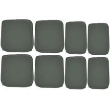 Image of Outsunny Cushion Cover Replacement Patio Rattan Furniture Seat Cover Grey