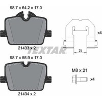 Textar 2143301 Bremsbelagsatz FüR Bmw Toyota 3 4 Z4 I4 2 Supra G20 G80 G28 G21