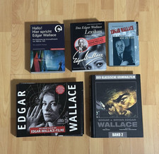 Edgar Wallace Bücherpaket 5 Bücher verschie...