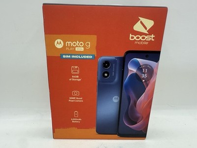 Boost Mobile Motorola Moto G Play 2024 64GB 6.6'' 50MP Prepaid Smartphone New