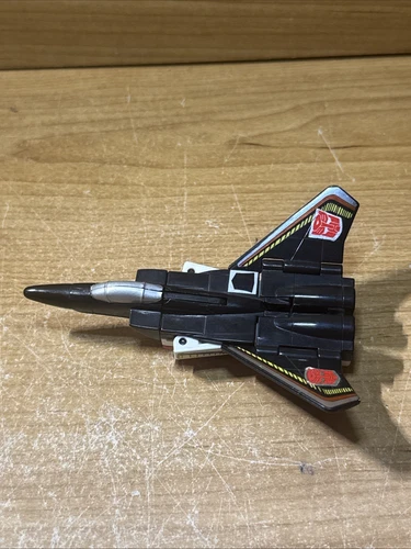 Hasbro Takara  Transformer G1 Air Raid  Fighter Jet Plane 1985 Incomplete