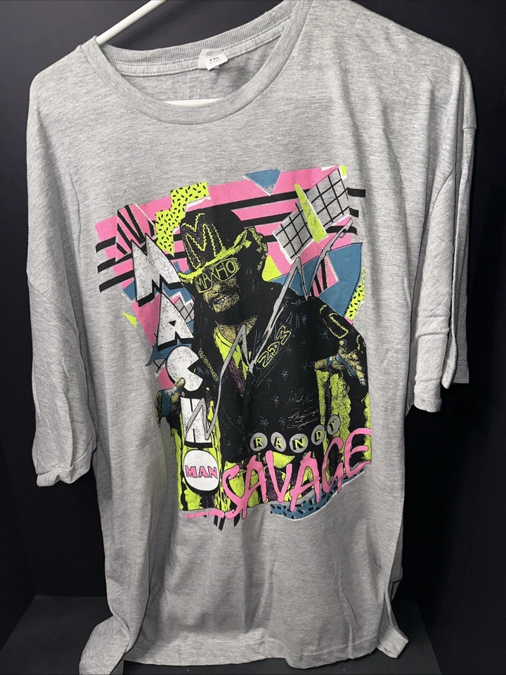Macho Man Randy Savage Shirt Mens Medium Pro Wrestling WCW WWF NWO 2XL - Image 3 of 4