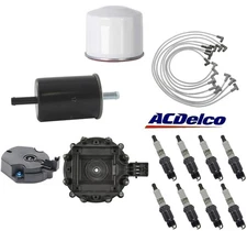 Tune Up Kit Filters Cap Spark Plugs Wire For CHEVROLET CORVETTE V8 5.7L 1984