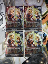 Bandai Dragon Ball Super Dual Evolution Son Goku/Vegeta FB09-082 SR Foil x4