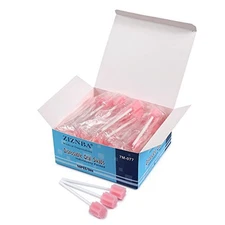 Disposable Oral Swabs, Sterile Dental Sponge Swabsticks for Mouth & Gum Cleaning