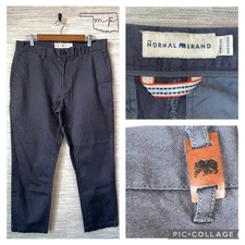 The Normal Brand Navy Chinos