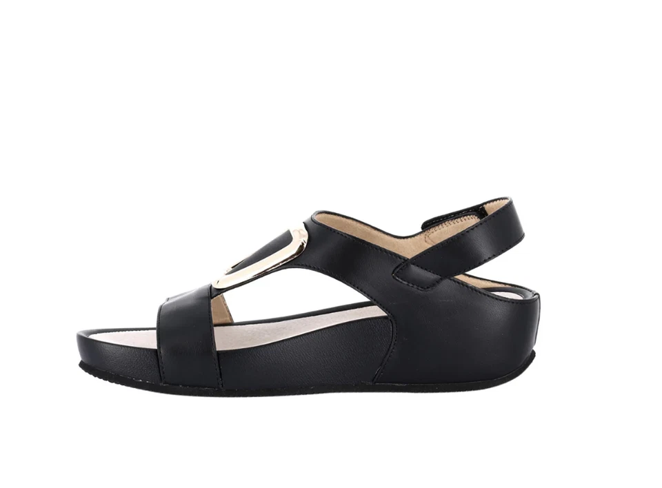 Sandali comfort donna Grunland modello Dira nero - Immagine 3 di 4