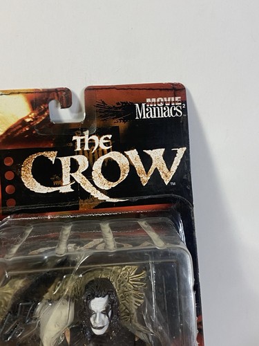 McFarlane Toys 1999 The Crow Eric Draven Action Figure Movie Maniacs NOS - Picture 3 of 24