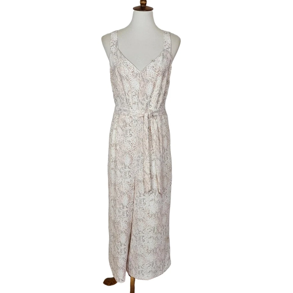 Mono Loft Estampado Serpiente Recortado Pierna Ancha Talla 12 Foto 4 de 4