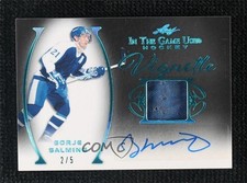 2022 Leaf ITG Used Platinum Blue Spectrum 2/5 Borje Salming #V-BS1 Auto HOF 11jd